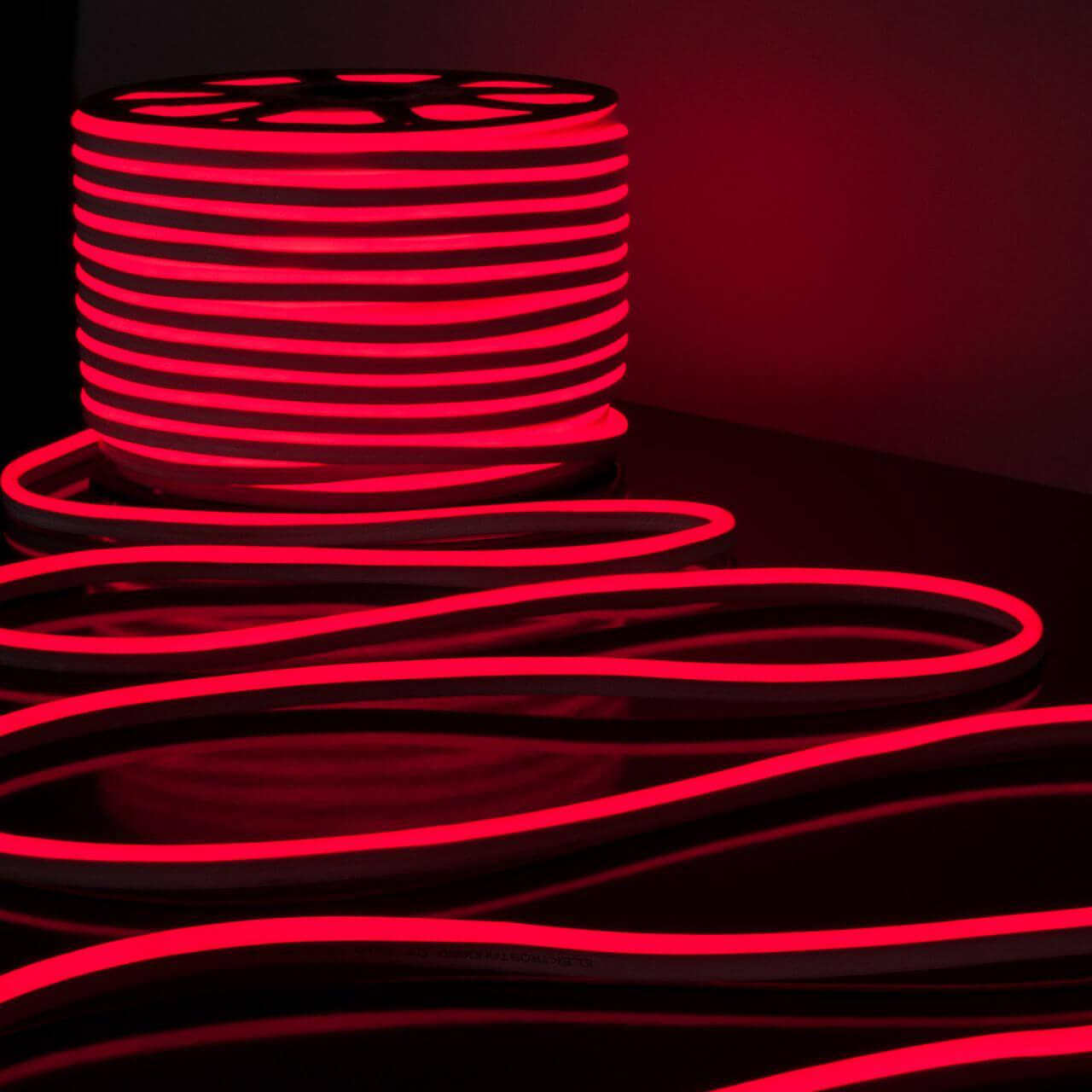 фото гибкий неон elektrostandard 9,6w/m 120led/m 2835smd красный 50m a040595 | 220svet.ru