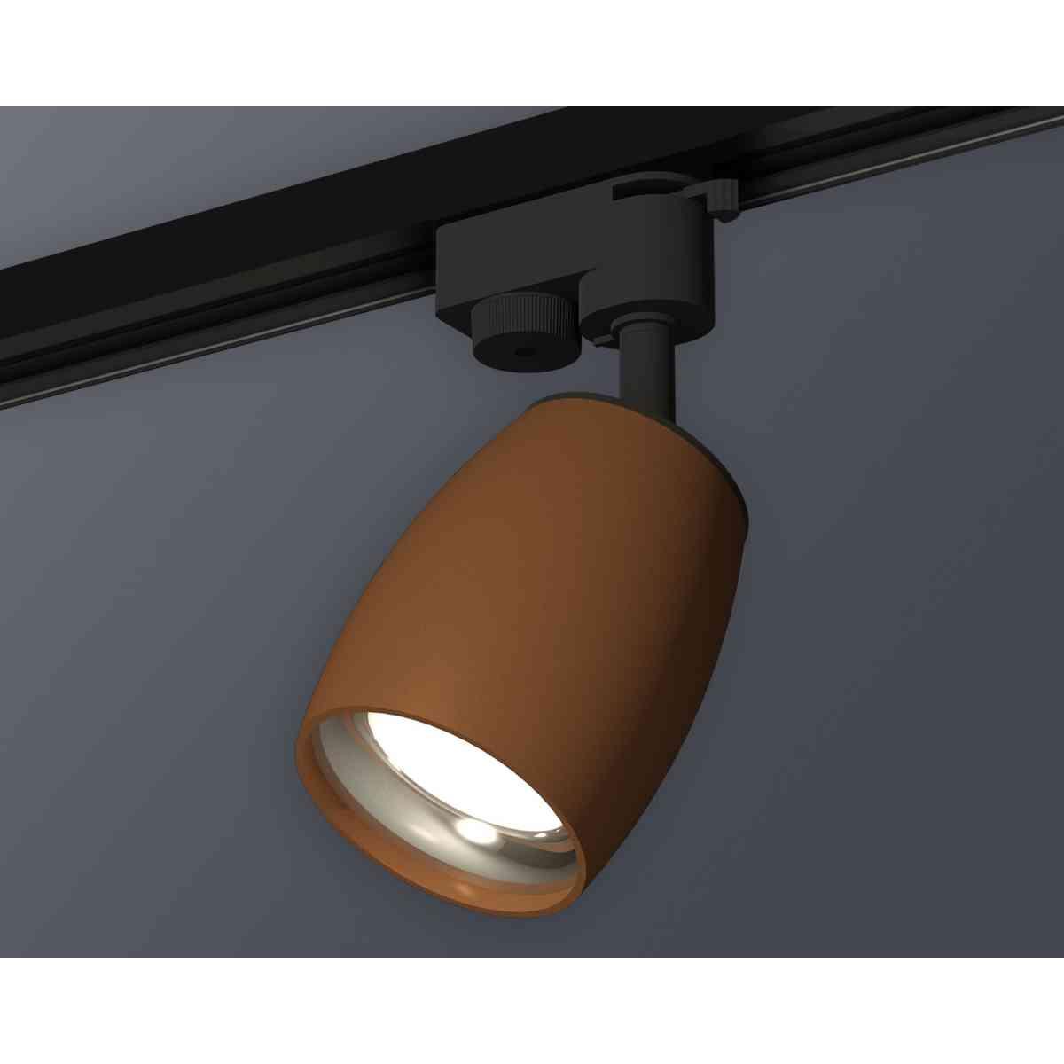 фото комплект трекового светильника ambrella light track system xt1124032 scf/psl кофе песок/серебро полированное (a2521, c1124, n7012) | 220svet.ru