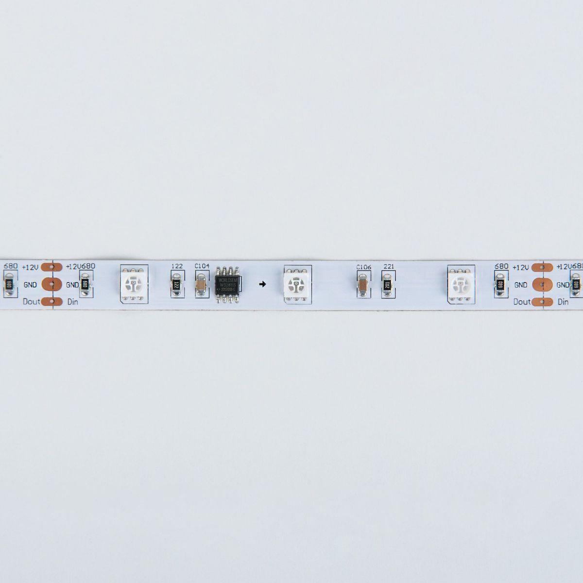 фото светодиодная лента elektrostandard 7,2w/m 30led/m 5050smd rgb 5m a027833 | 220svet.ru