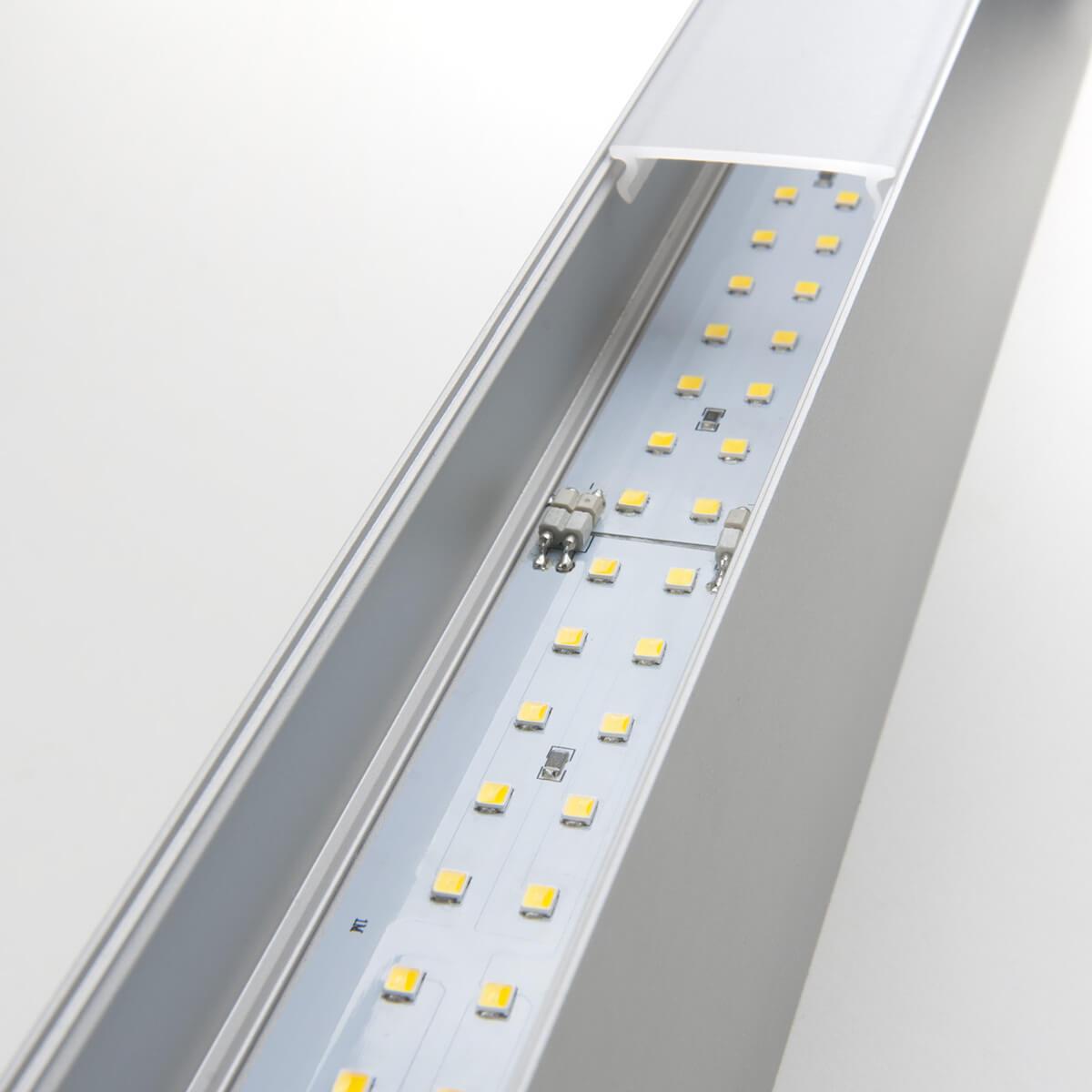 фото настенный светодиодный светильник elektrostandard 103 см матовое серебро lsg-02-1-8 103-16-4200-ms 101-100-30-103 a041481 | 220svet.ru