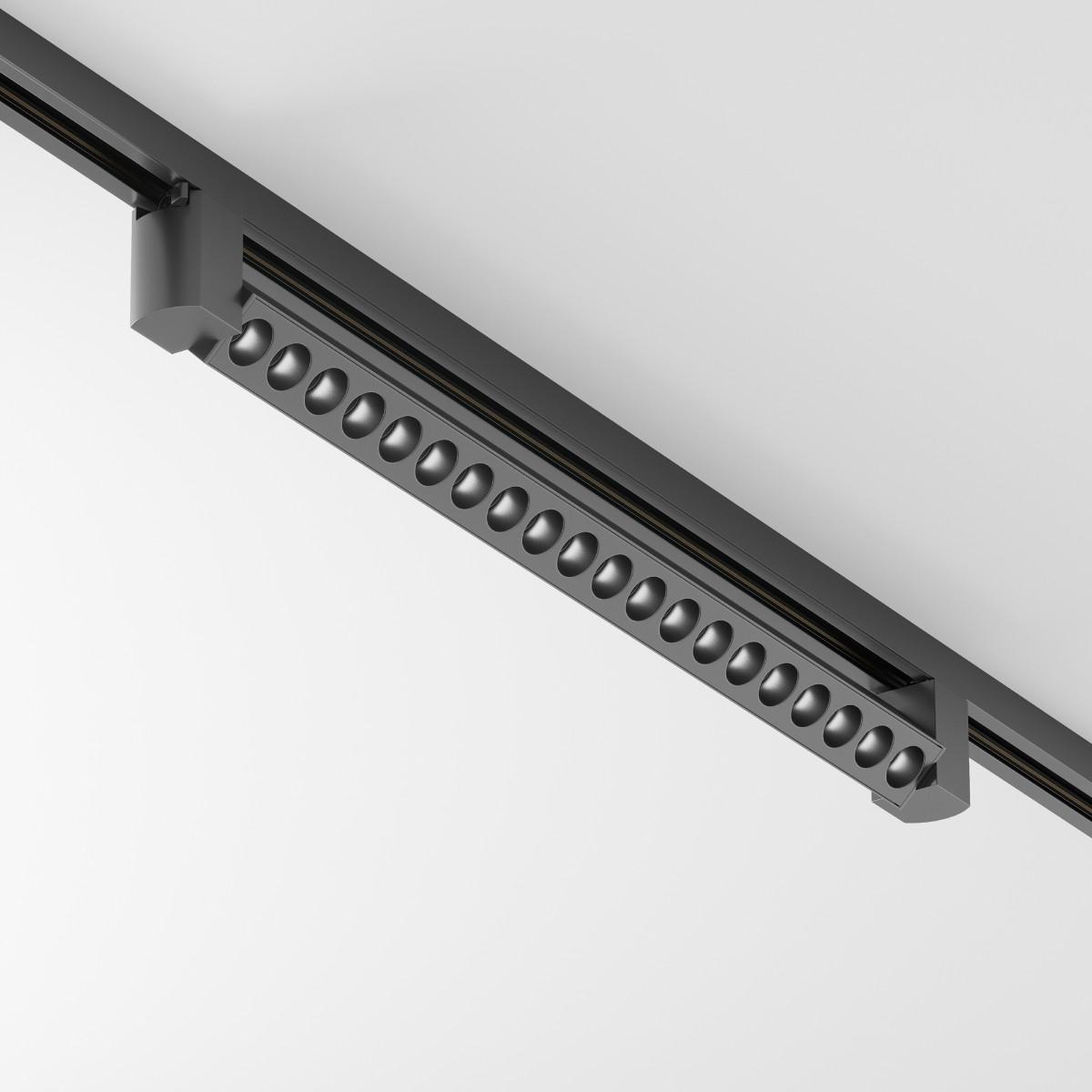 фото трековый светодиодный светильник maytoni technical points rot tr010-1-20w3k-m-b | 220svet.ru