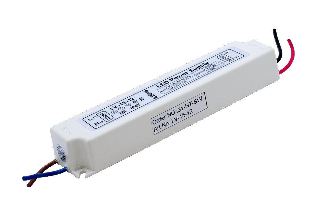 фото блок питания swg 12v 15w ip67 1,25a lv-15-12 000230 | 220svet.ru