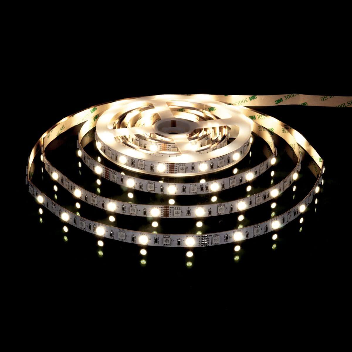 фото светодиодная лента elektrostandard 14,4w/m 60led/m 5050smd mix rgb/дневной белый 5m a053729 | 220svet.ru