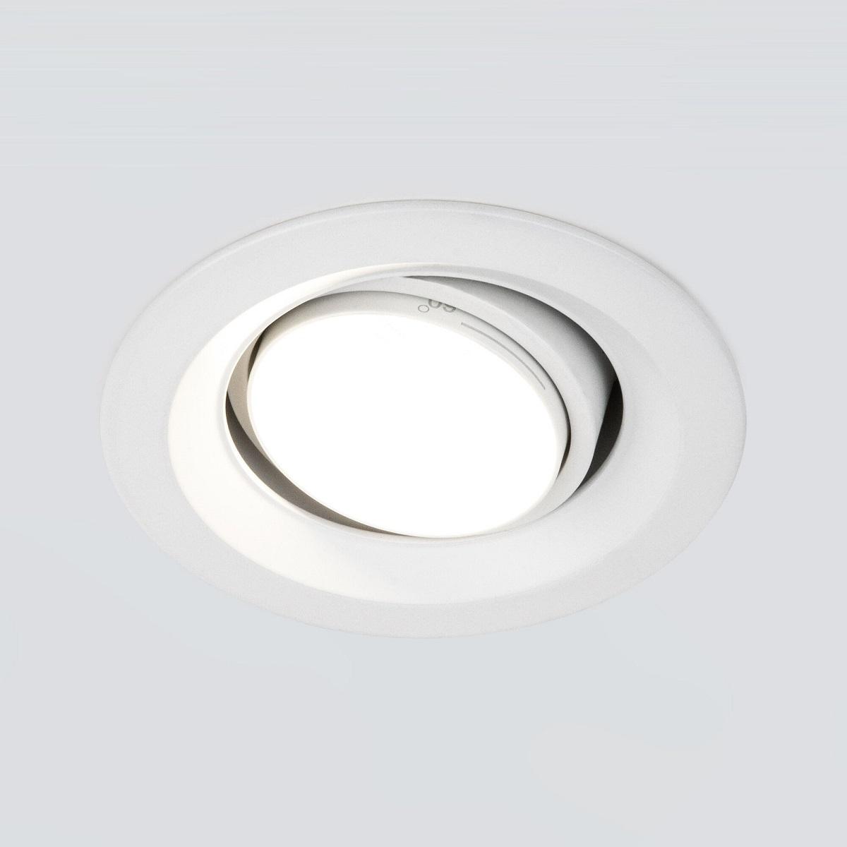 фото встраиваемый светодиодный светильник elektrostandard 9919 led 10w 3000k белый a064031 | 220svet.ru