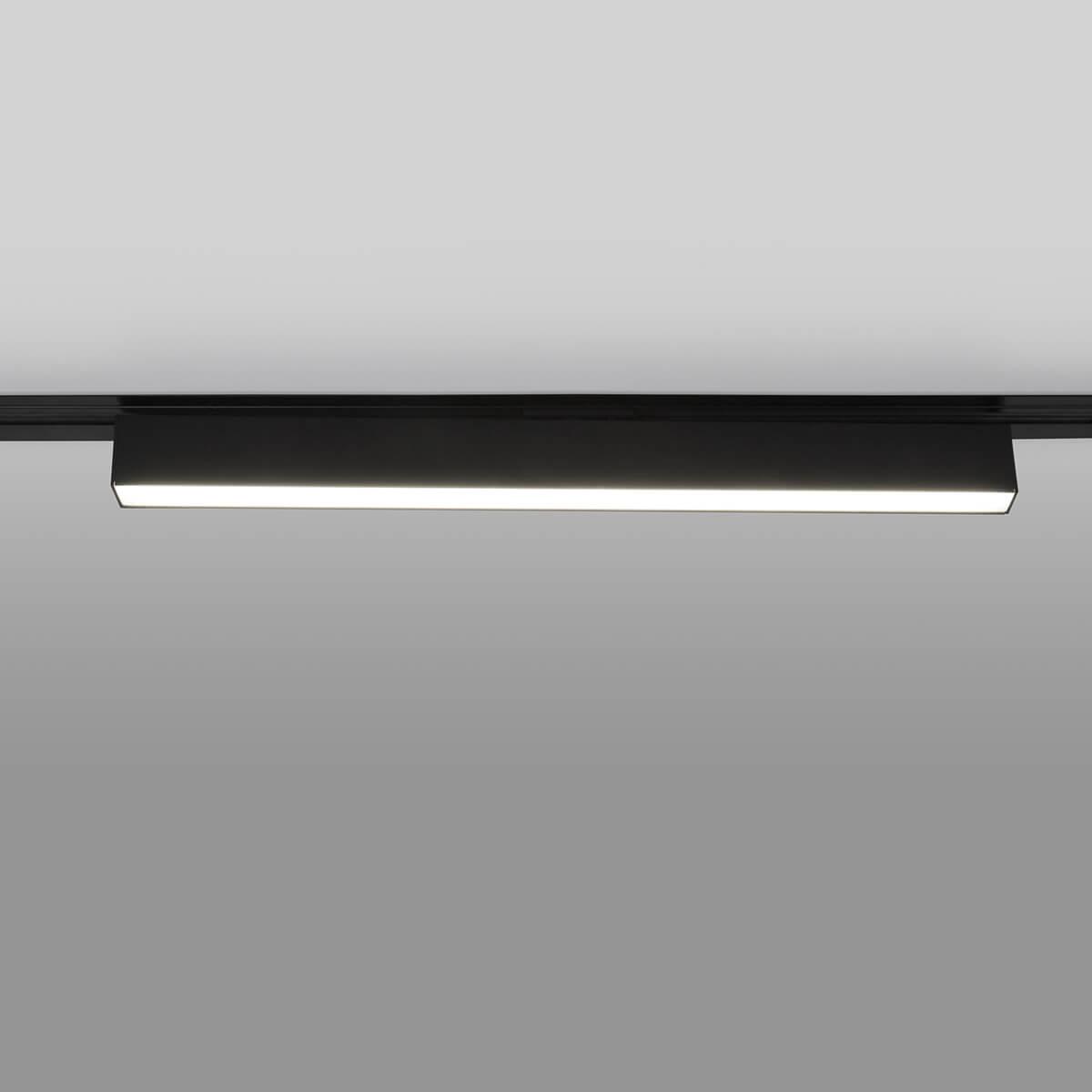 фото трековый однофазный светодиодный светильник elektrostandard черный матовый 20w 4200k ltb54 a052445 | 220svet.ru