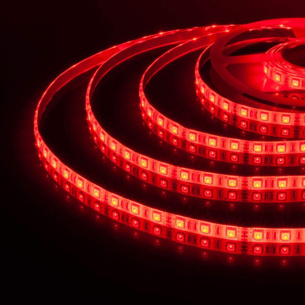 фото светодиодная влагозащищенная лента elektrostandard 14,4 w/m 60led/m 5050smd rgb 5m a034876 | 220svet.ru