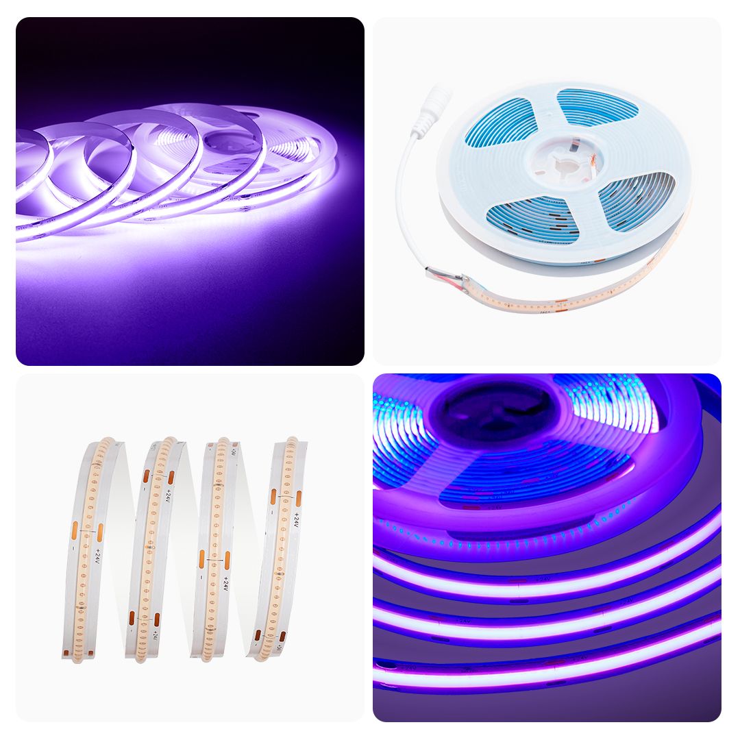 фото лента apeyron 11w/m 352led/m cob фиолетовый 3m 187оо | 220svet.ru