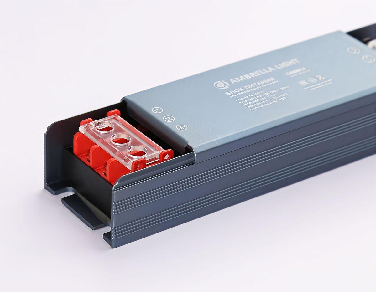 фото блок питания для светодиодной ленты ambrella light illumination led driver 24v 100w ip20 4,2a gs8824 | 220svet.ru