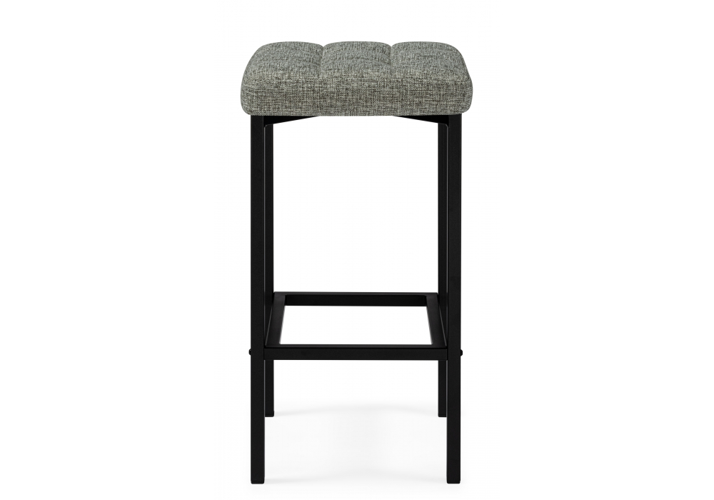 фото барный стул woodville лофт рогожка графит / черный матовый 614945 | 220svet.ru