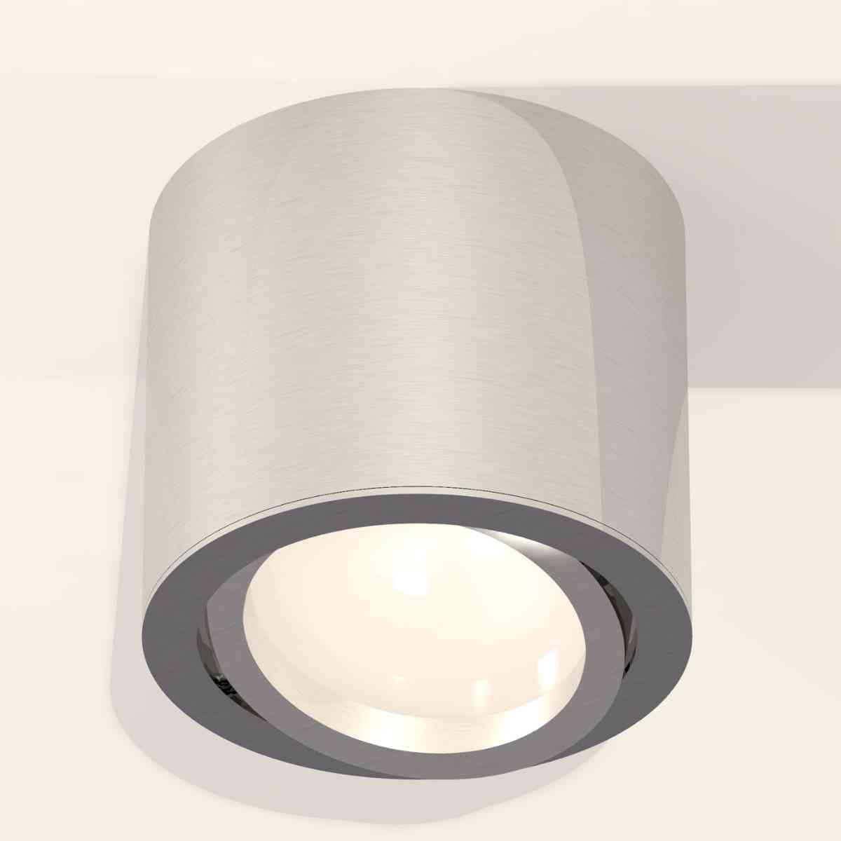 фото комплект накладного светильника ambrella light techno spot xs7405001 psl серебро полированное (c7405, n7003) | 220svet.ru
