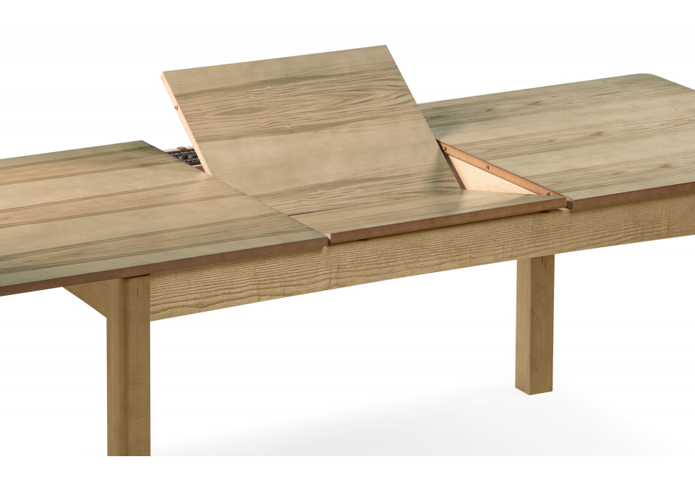 фото стол деревянный раскладной 120(170)x80 woodville аделик дуб 639328 | 220svet.ru