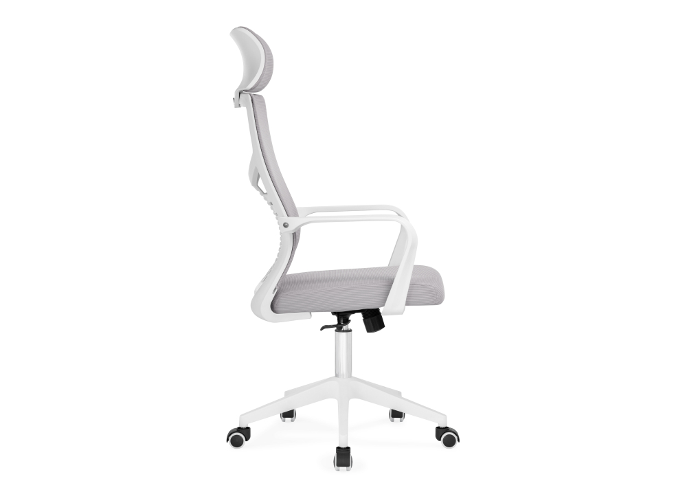 фото компьютерное кресло woodville montana light gray / white 15620 | 220svet.ru