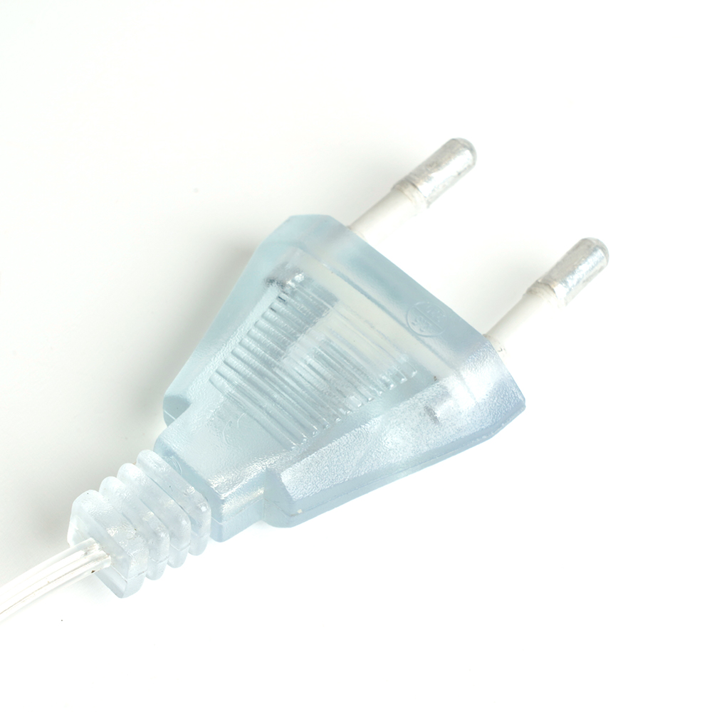 фото гирлянда feron cl577 линейная роса (на плоском проводе) 220v мультиколор c питанием от сети 48618 | 220svet.ru