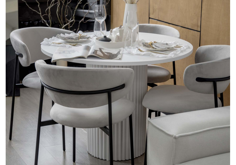 фото стол деревянный woodville барел 90 белый 619885 | 220svet.ru