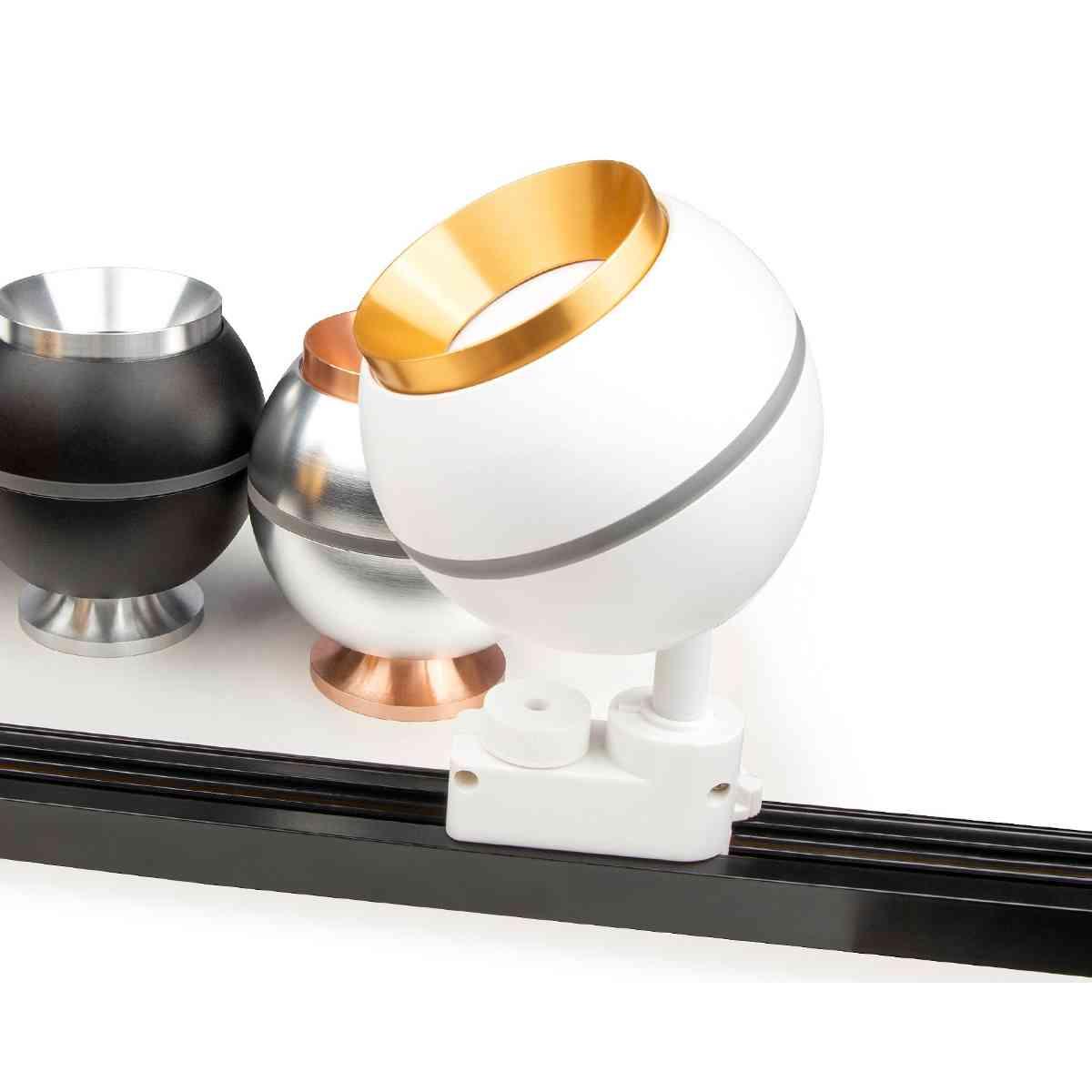 фото комплект трекового светильника ambrella light track system xt1101023 swh/pyg белый песок/золото желтое полированное (a2520, c1101, n7034) | 220svet.ru