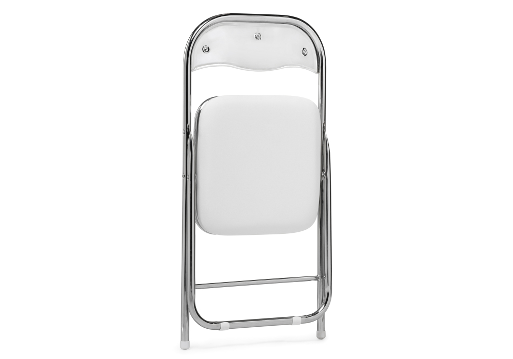 фото стул woodville fold 1 складной white / chrome 15480 | 220svet.ru