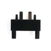 Миниатюра фото коннектор для 4-стороннего соединителя накладного шинопровода elektrostandard flat magnetic 85004/00 черный a063739 | 220svet.ru