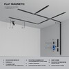 Миниатюра фото коннектор угловой для накладного шинопровода elektrostandard flat magnetic 85002/00 черный a063737 | 220svet.ru
