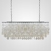 Миниатюра фото подвесная люстра imperium loft rectangle shell chandelier 2 cascades 75535-22 | 220svet.ru
