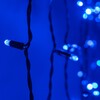 Миниатюра фото гирлянда занавес 2 x 2 м синий 220в, 400 led, провод черный каучук 2,3мм, ip65 ltc eco402-1-2b | 220svet.ru
