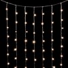 Миниатюра фото гирлянда занавес облегченный 2 x 2 м тепло-белый 220в, 400 led, провод прозрачный пвх, ip54 ltc pcl400not-10-2ww | 220svet.ru