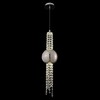 Миниатюра фото подвесной светодиодный светильник crystal lux sp3w led chrome | 220svet.ru