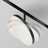 Миниатюра фото трековый магнитный светодиодынй светильник maytoni plato tr131-2-15w3k-b | 220svet.ru