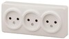 Миниатюра фото розетка эра 3х2p 16a 250v 11-2207-02 б0020698 | 220svet.ru