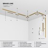 Миниатюра фото трековый магнитный светильник 24w 4000k elektrostandard line magnetic 85527/01 латунь | 220svet.ru
