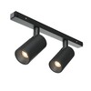 Миниатюра фото трековый магнитный светодиодный светильник maytoni focus duo basity tr176-1-2x5wtw-m-b | 220svet.ru