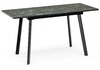 Миниатюра фото стол деревянный агни 110 королевский мрамор / черный матовый | 220svet.ru