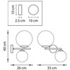Миниатюра фото бра lightstar globo 815627 | 220svet.ru