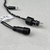 Миниатюра фото гирлянда нить с колпачком 10м разноцветная 24в, 100 led, провод черный пвх, ip65 ltc pst100cap-11-1m | 220svet.ru