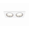 Миниатюра фото комплект встраиваемого светильника ambrella light techno spot xc6525003 swh/psl белый песок/серебро полированное (c6525, n6112) | 220svet.ru