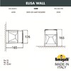 Миниатюра фото светильник уличный настенный fumagalli elisa wall ds2.560.000.axd1l | 220svet.ru