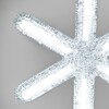 Миниатюра фото светодиодная снежинка "московская" ø0,3м, акрил, белая 24b, ip65 ltc dc-30-24v | 220svet.ru