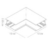 Миниатюра фото соединитель угловой внутренний для магнитного шинопроводаarte lamp linea-accessories a480806 | 220svet.ru