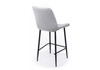 Миниатюра фото барный стул woodville седа светло-серый / черный 632583 | 220svet.ru