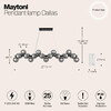 Миниатюра фото подвесной светильник maytoni dallas mod547pl-25b | 220svet.ru