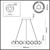 Миниатюра фото подвесная светодиодная люстра odeon light crystal 5007/60l хром | 220svet.ru