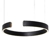Миниатюра фото подвесной светильник loft it ring 10025/400 black | 220svet.ru