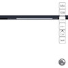 Миниатюра фото магнитный трековый светильник arte lamp optima 0.1-10v a7473pl-1bk | 220svet.ru
