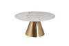 Миниатюра фото стол журнальный керамогранит garda decor 76ar-00910 | 220svet.ru