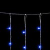 Миниатюра фото гирлянда занавес облегченный 2 x 3 м синий 220в, 600 led, провод прозрачный пвх, ip54 ltc pcl600not-10-2b | 220svet.ru