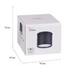 Миниатюра фото магнитная трековая система reluce 13006-9.3-001ur magnetic led8w bk | 220svet.ru