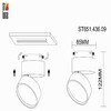 Миниатюра фото трековый светодиодный светильник st luce st651.436.09 | 220svet.ru
