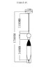 Миниатюра фото подвесной светодиодный светильник moderli candle v10915-pl | 220svet.ru