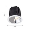 Миниатюра фото встраиваемый светодиодный светильник favourite halv 4429-1c | 220svet.ru
