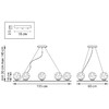 Миниатюра фото подвесная люстра lightstar bari 815287 | 220svet.ru