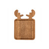 Миниатюра фото менажница "олень" малая 23х16 см деревянная, дуб uneca | 220svet.ru